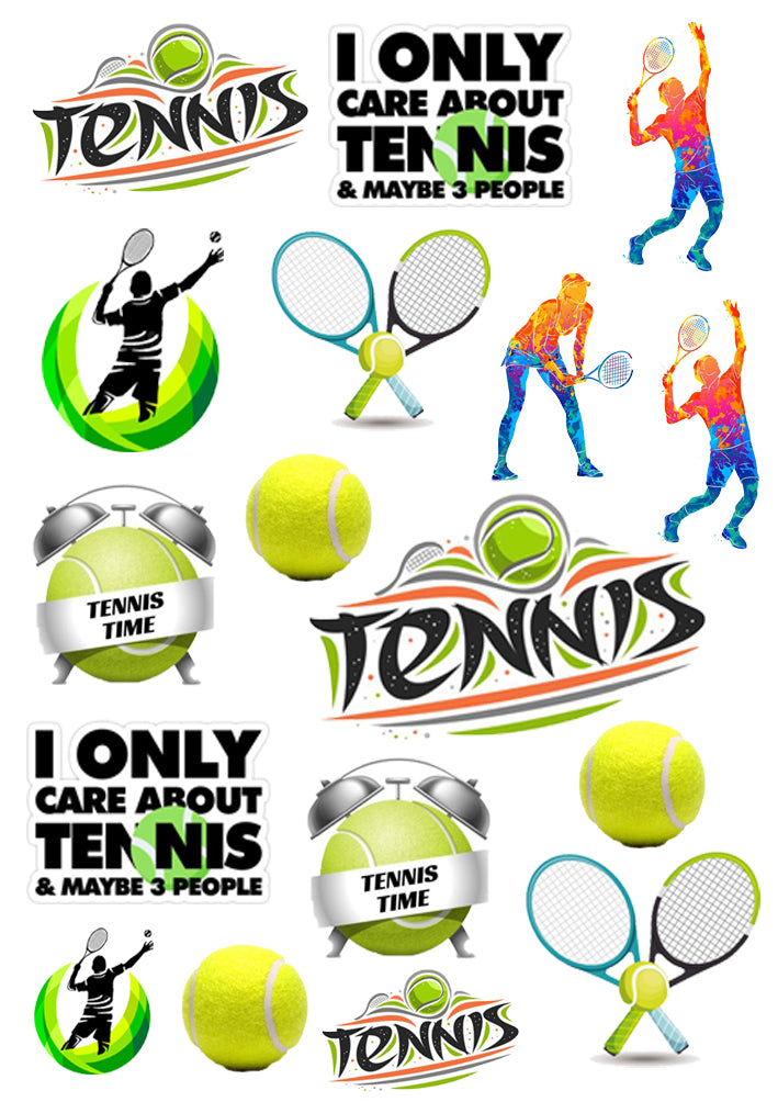 ""Tennis" School labels packs