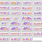 ""Name Cutout Chromatix"