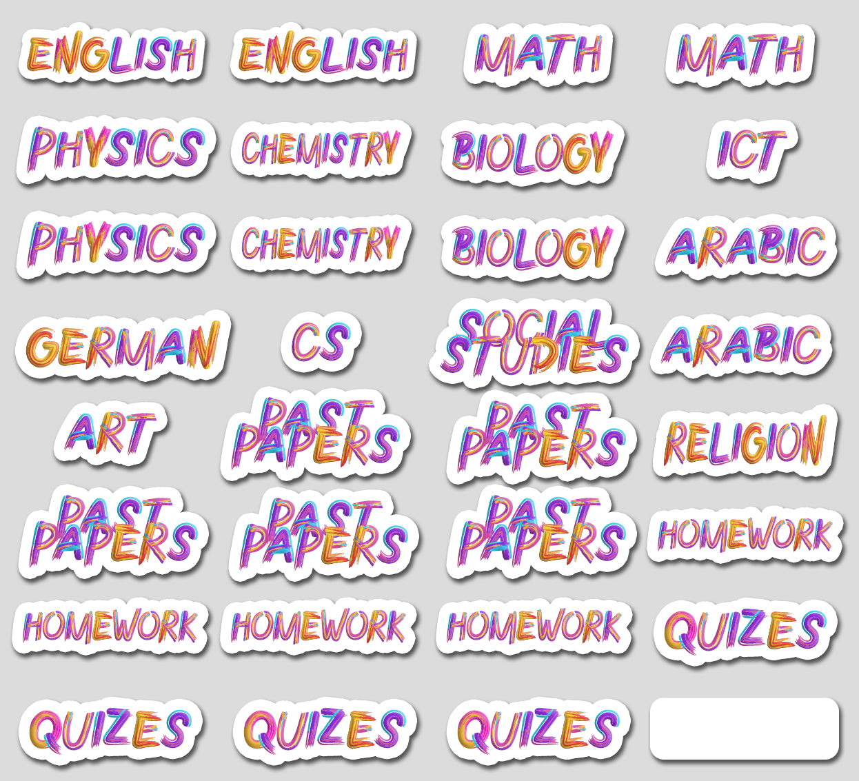 ""Name Cutout Chromatix"