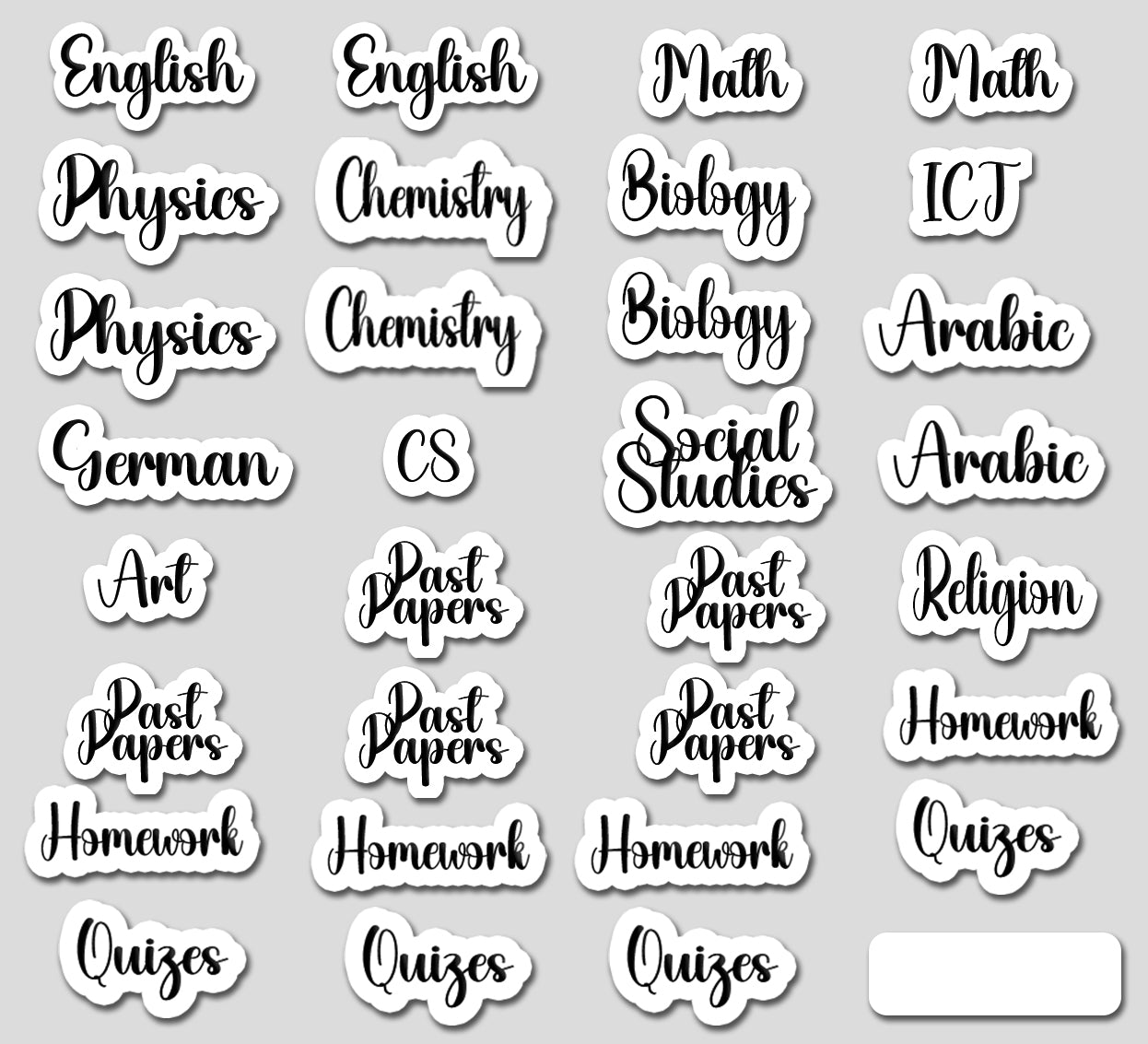 ""Name Cutout Creative Handmade"
