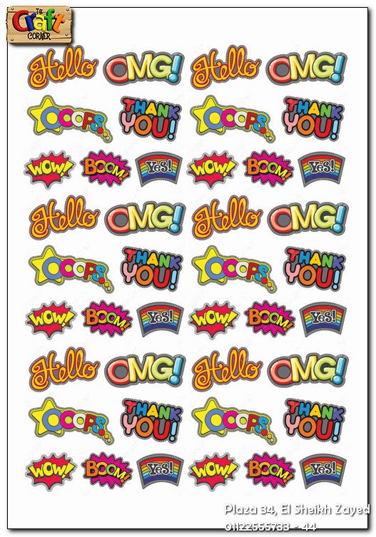 Sticker pack: Hello