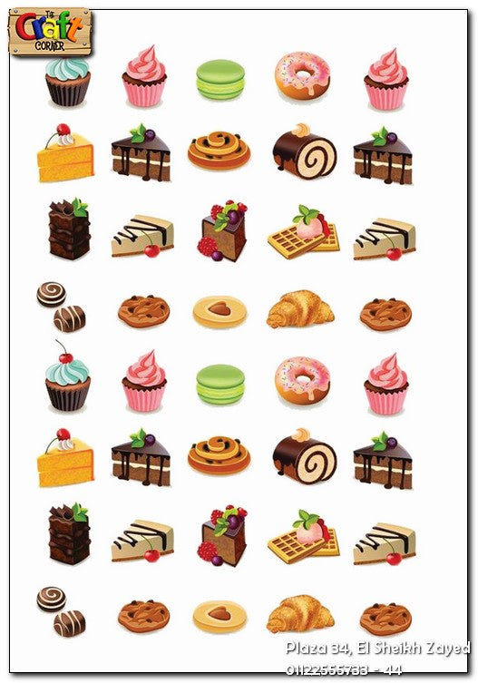 Sticker pack: desserts