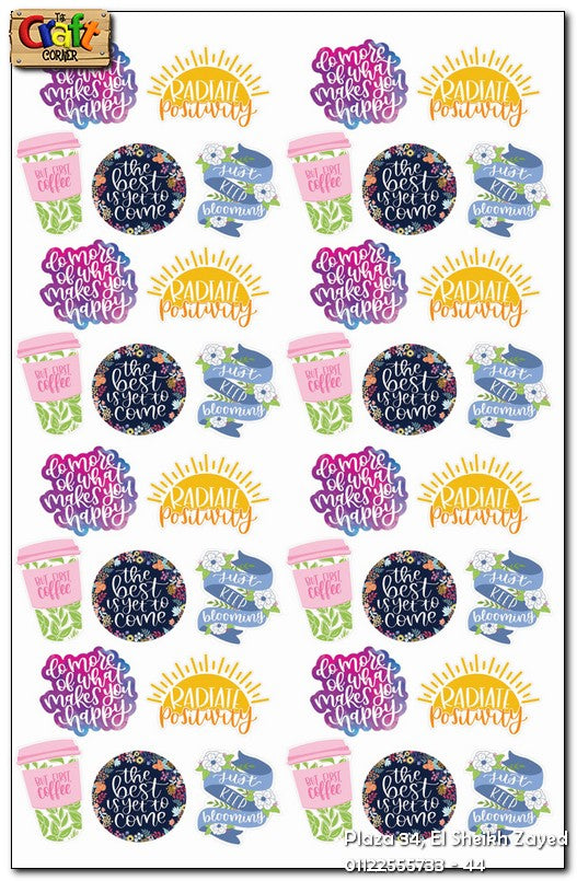 Sticker pack: Positive vibes