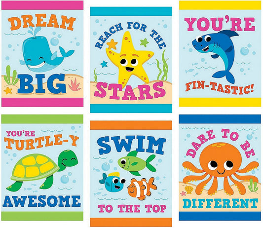 Under the sea posters (set of 6)