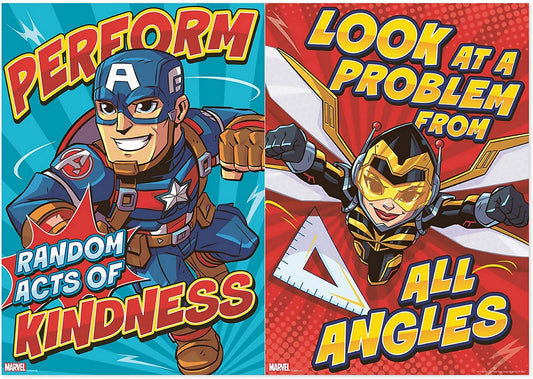 Super hero posters 3 (set of 2)