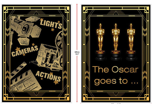 Hollywood posters (set of 2)