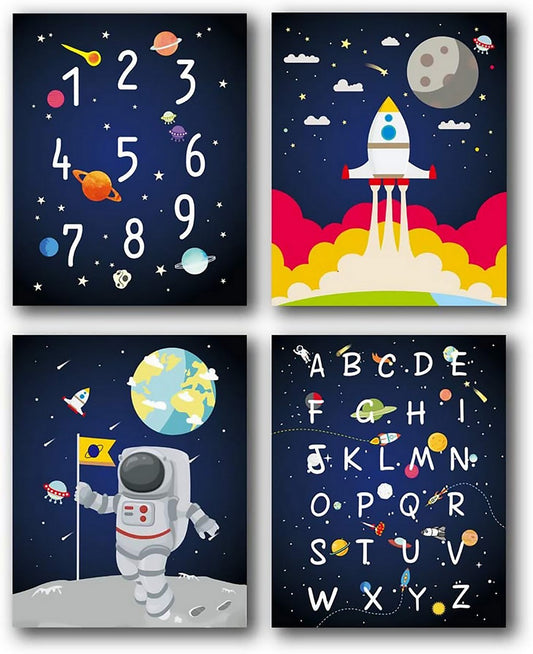 Space posters (set of 4)