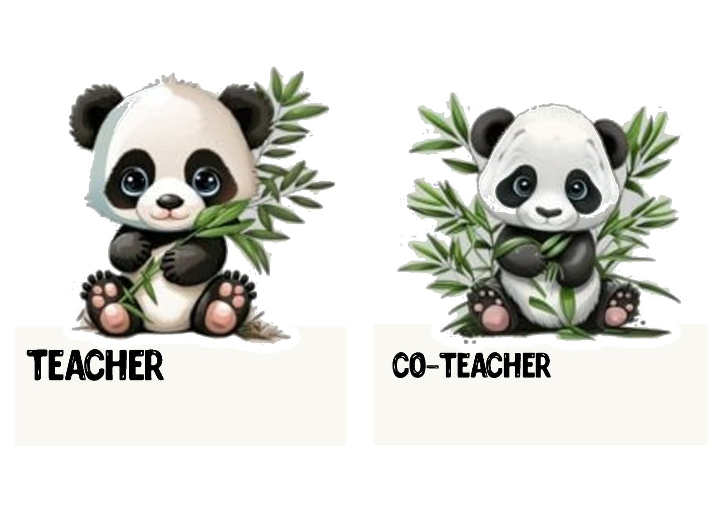 Panda Welcome Board Set