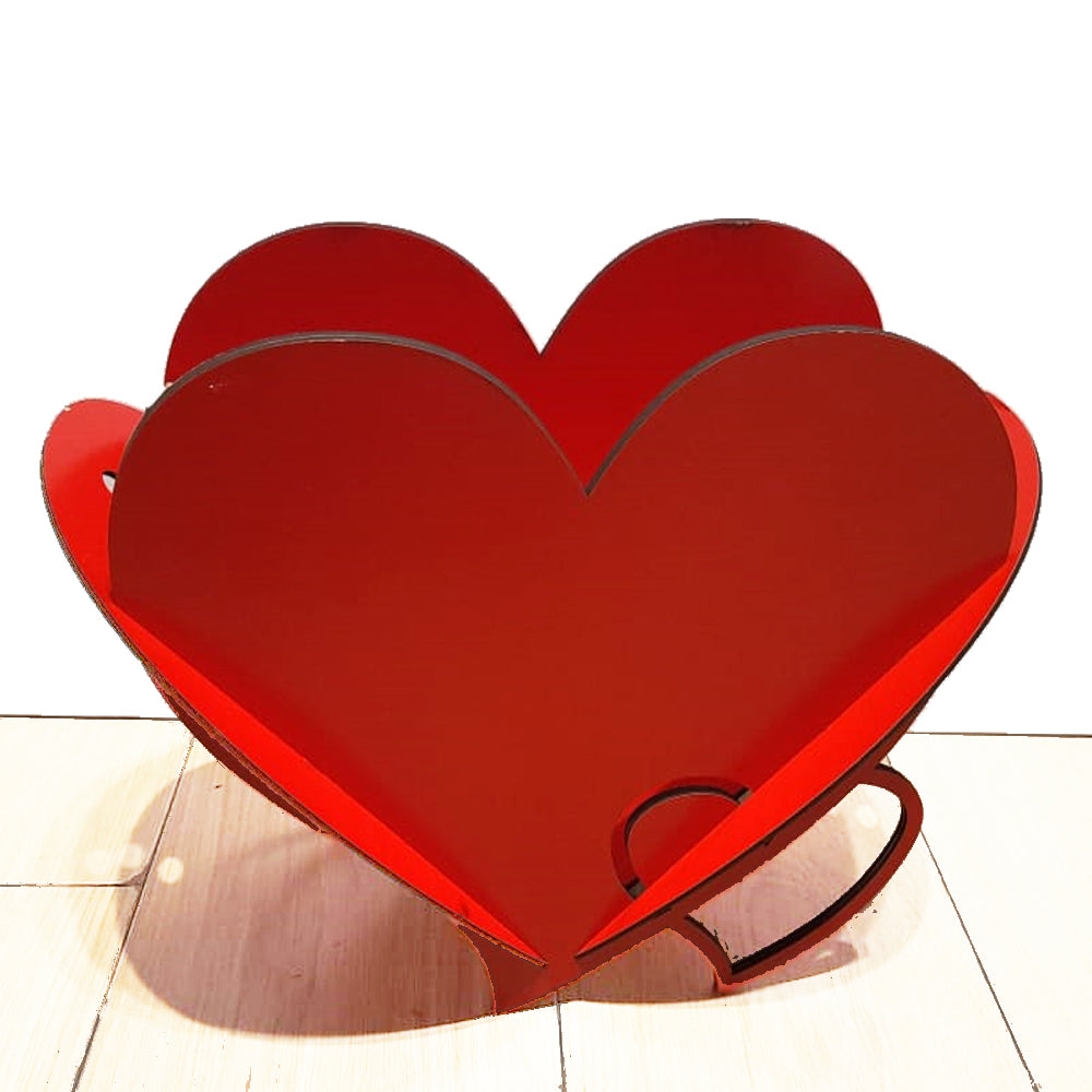 Wooden Heart basket
