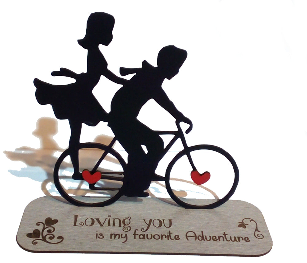 Valentine wooden stand (bike)