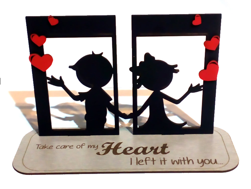 Valentine wooden stand (window)