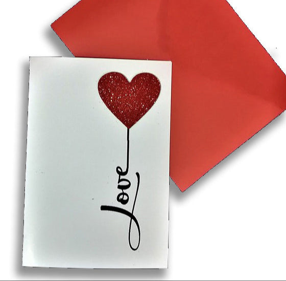 Love heart card