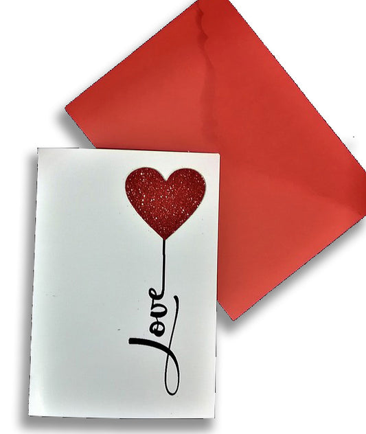 Love heart card
