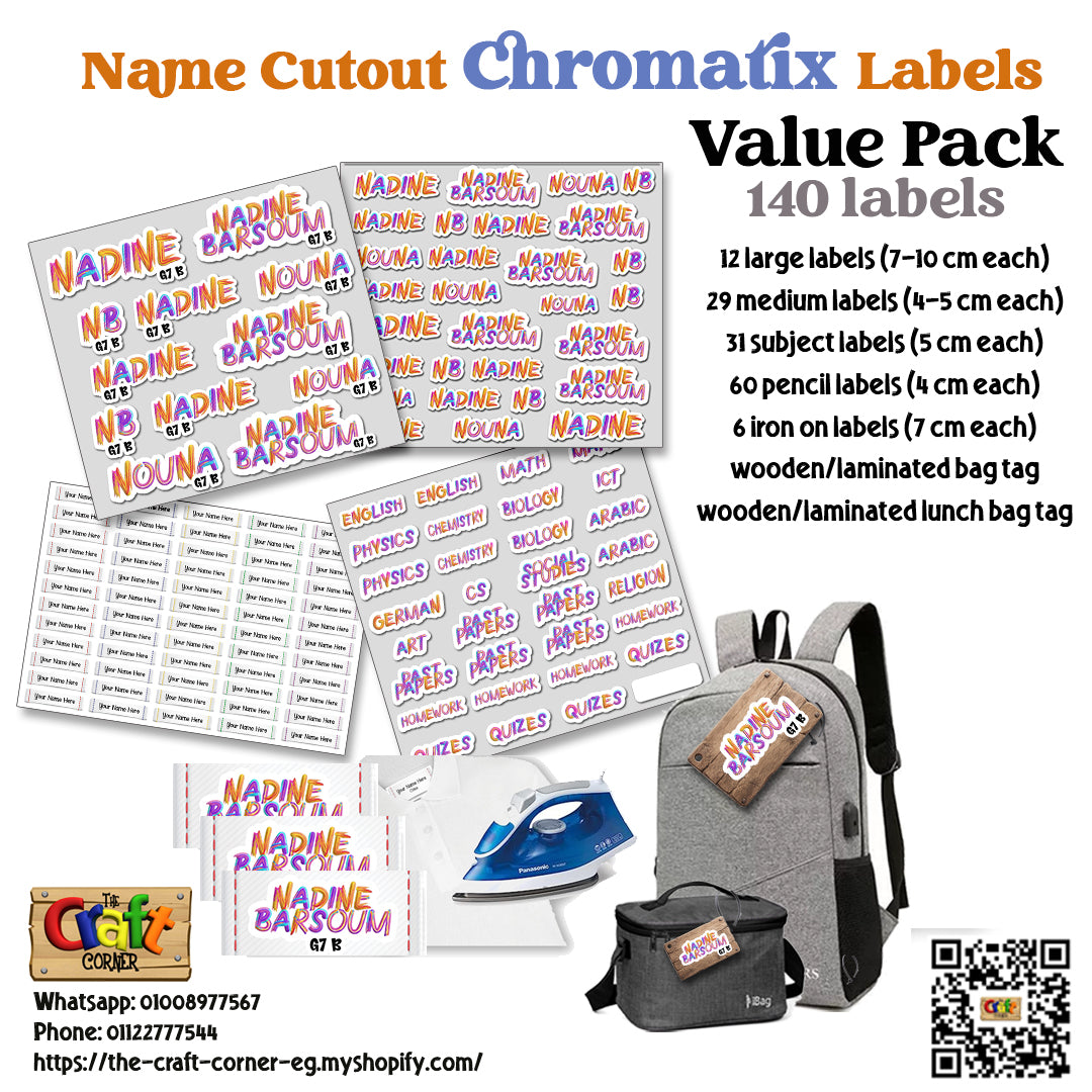 ""Name Cutout Chromatix"