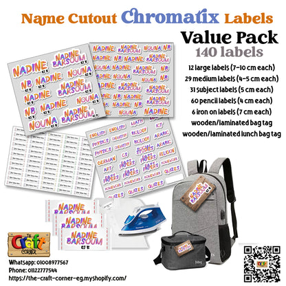 ""Name Cutout Chromatix"