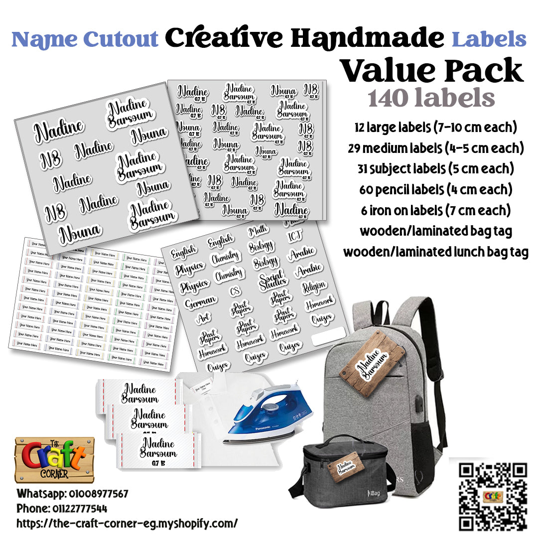 ""Name Cutout Creative Handmade"
