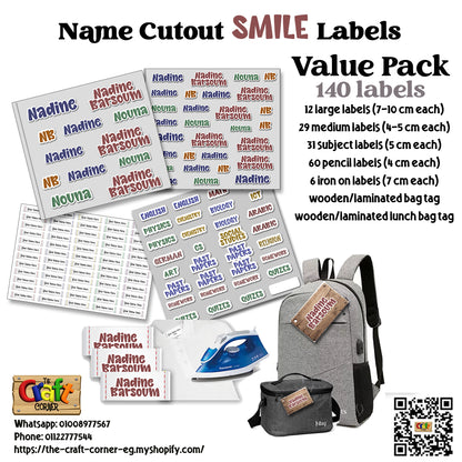 ""Name Cutout Smile"