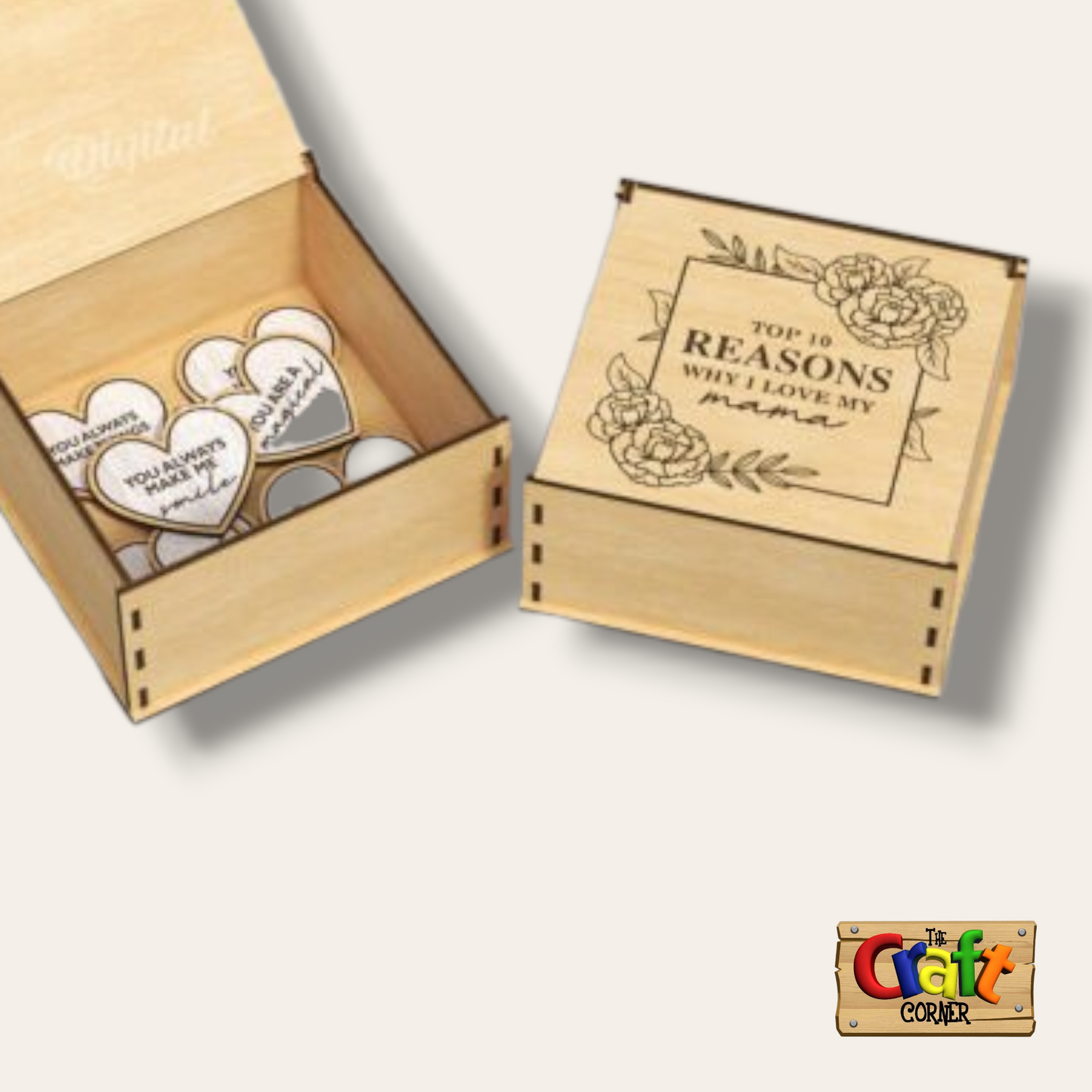 Box: Mom reasons why I love you box