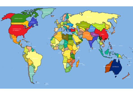 World map large