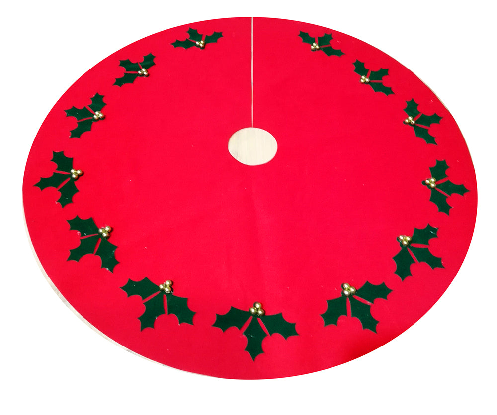 Christmas Tree Skirt (red)