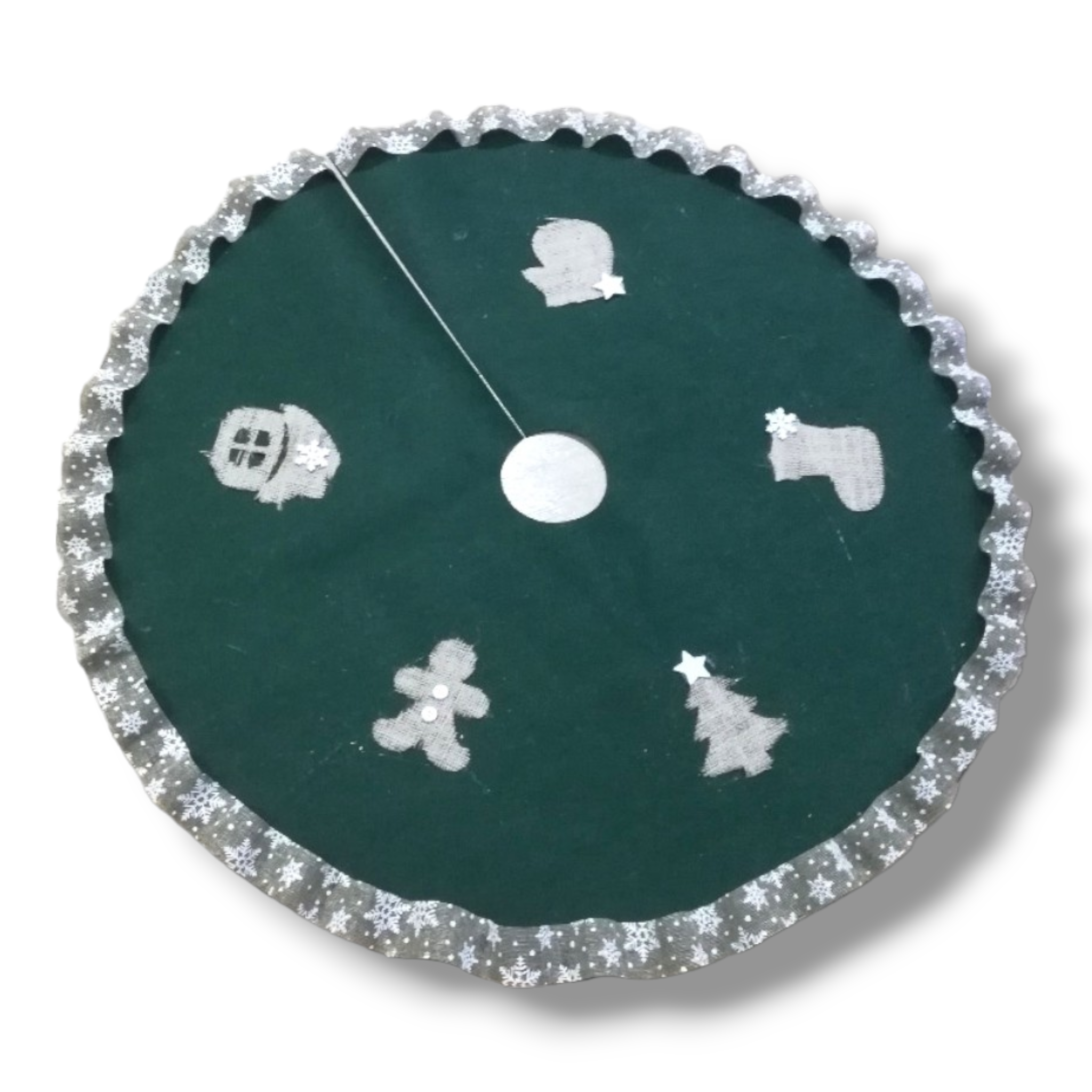 Christmas Tree Skirt (green felt)