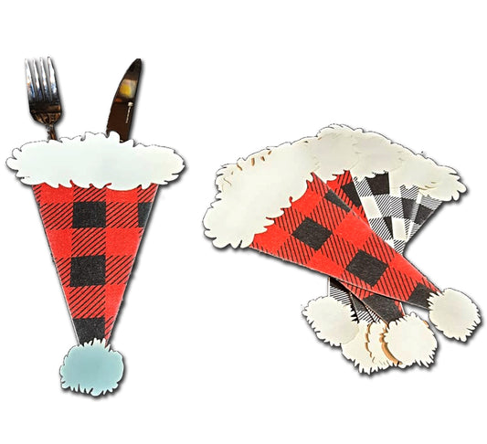 Canvas Hat Cutlery Holder (set of 6)