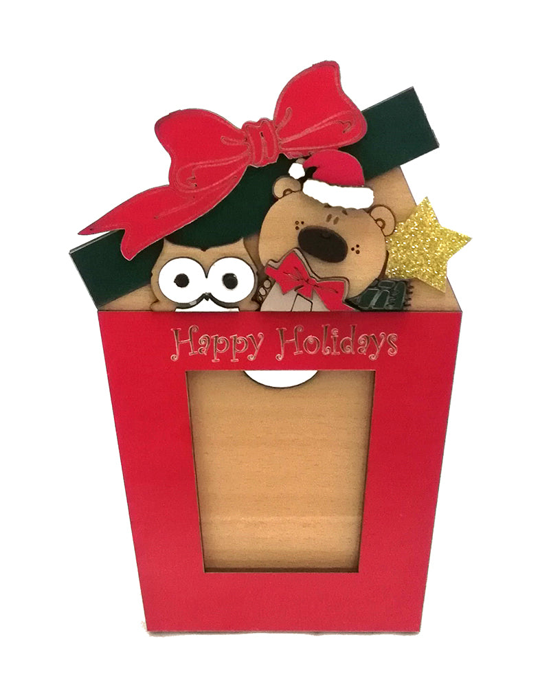 Christmas gift frame