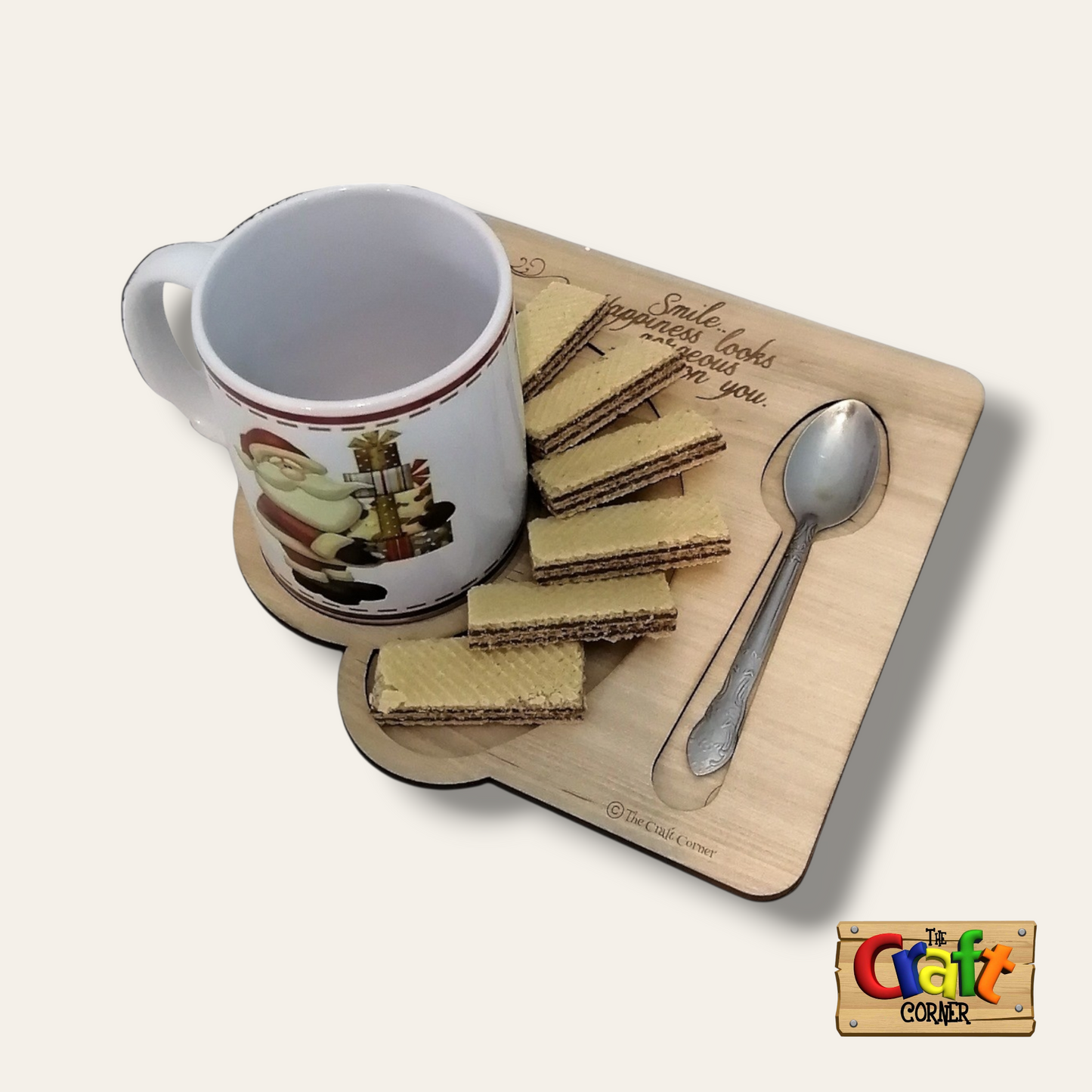 Coaster: Coaster with cookie tray