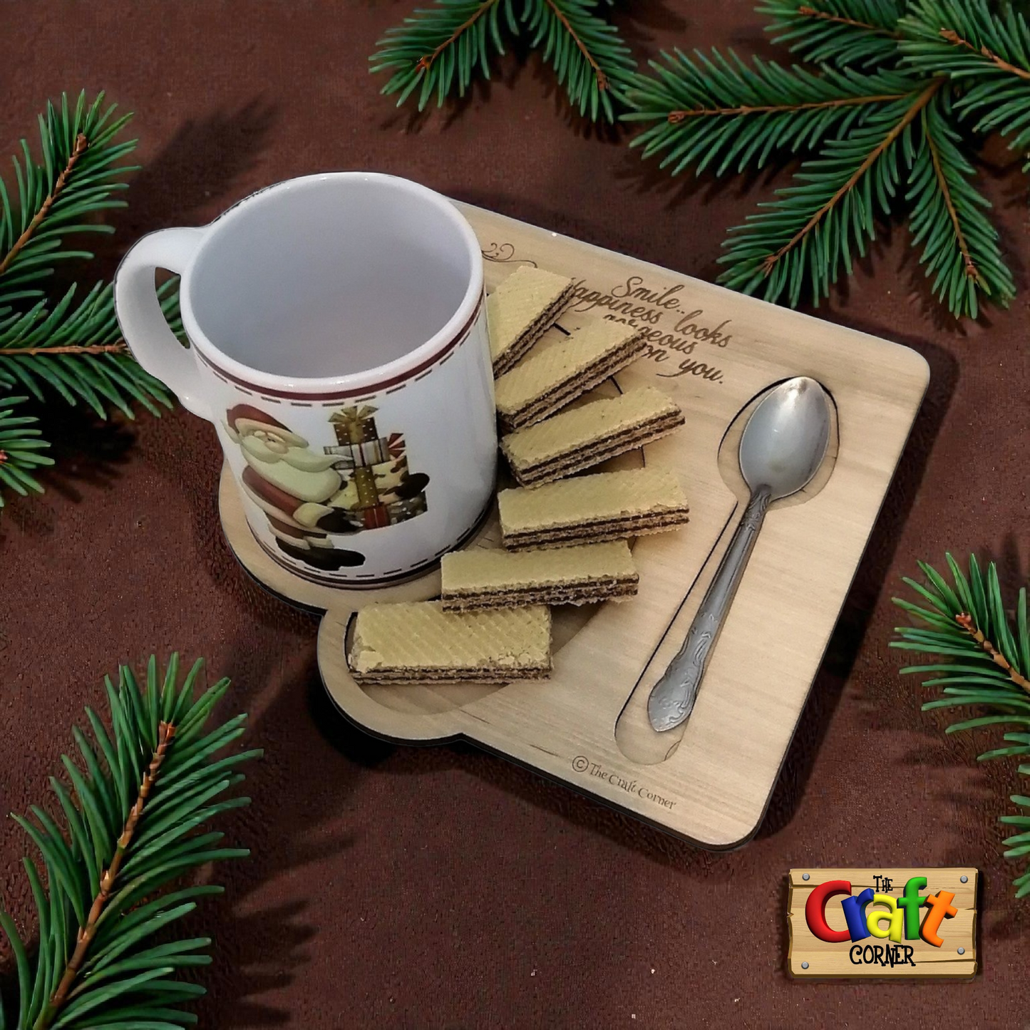 Coaster: Coaster with cookie tray