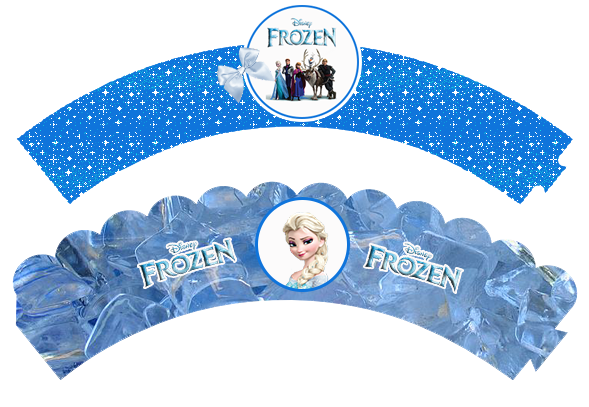 Cupcake wrapper (set of 12) "Frozen" 3