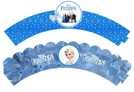 Cupcake wrapper (set of 12) "Frozen" 3