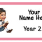 ""Caricature personalized (Girls) Labels"