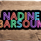 ""Name Cutout Neon"