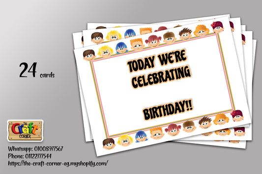 Emotions birthday cards