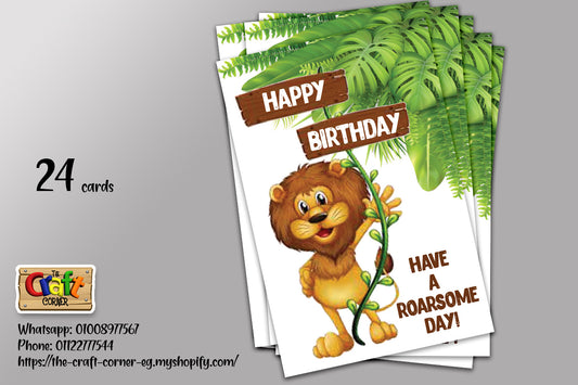 Lions birthday cards