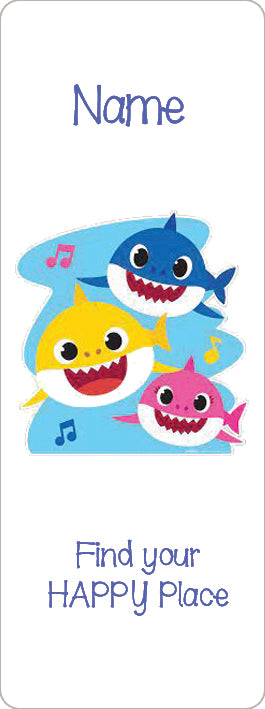 ""Baby shark" School labels packs