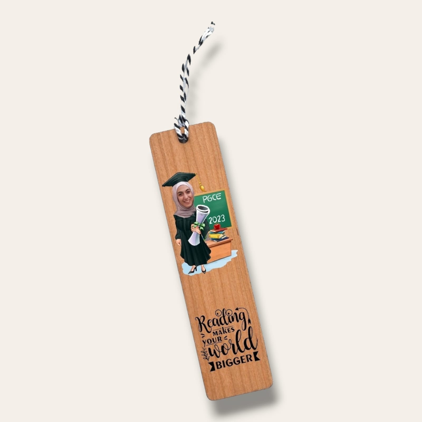 Caricature bookmark