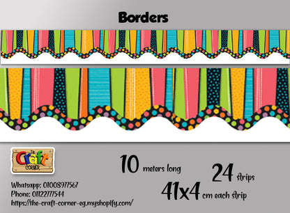 Stripes and Dots Classroom theme
