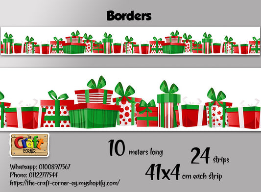 Christmas 5 border