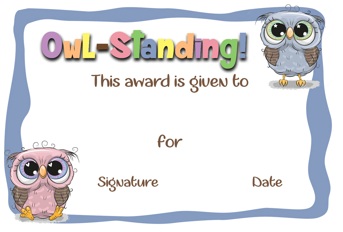 Owl Standing!