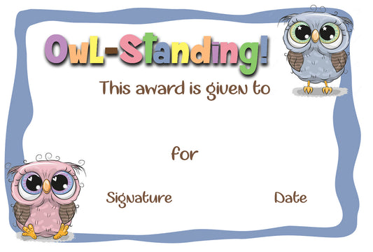 Owl Standing!
