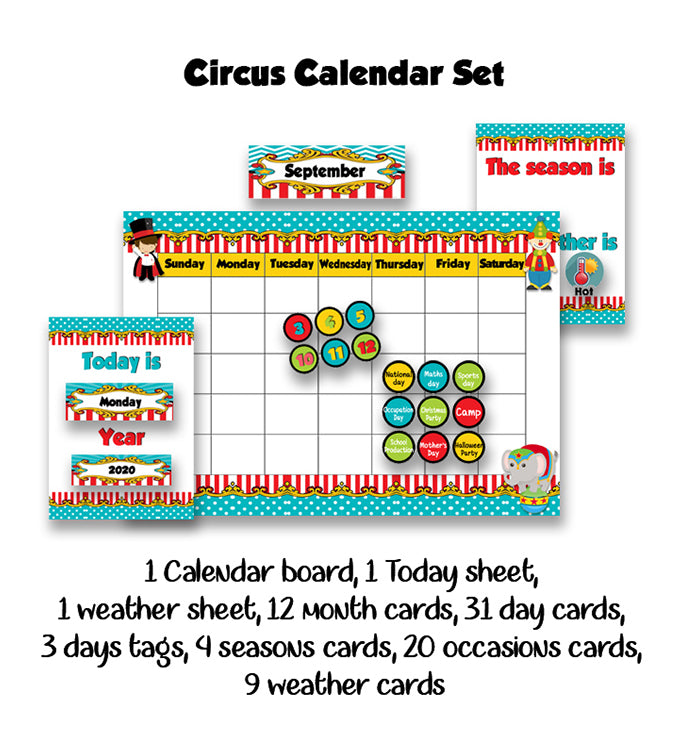 Circus Classroom theme