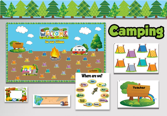 Camping Classroom theme