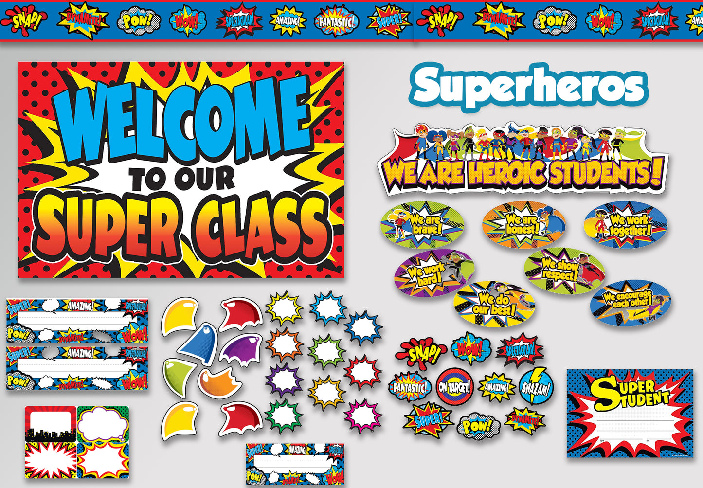 Superheroes Classroom theme