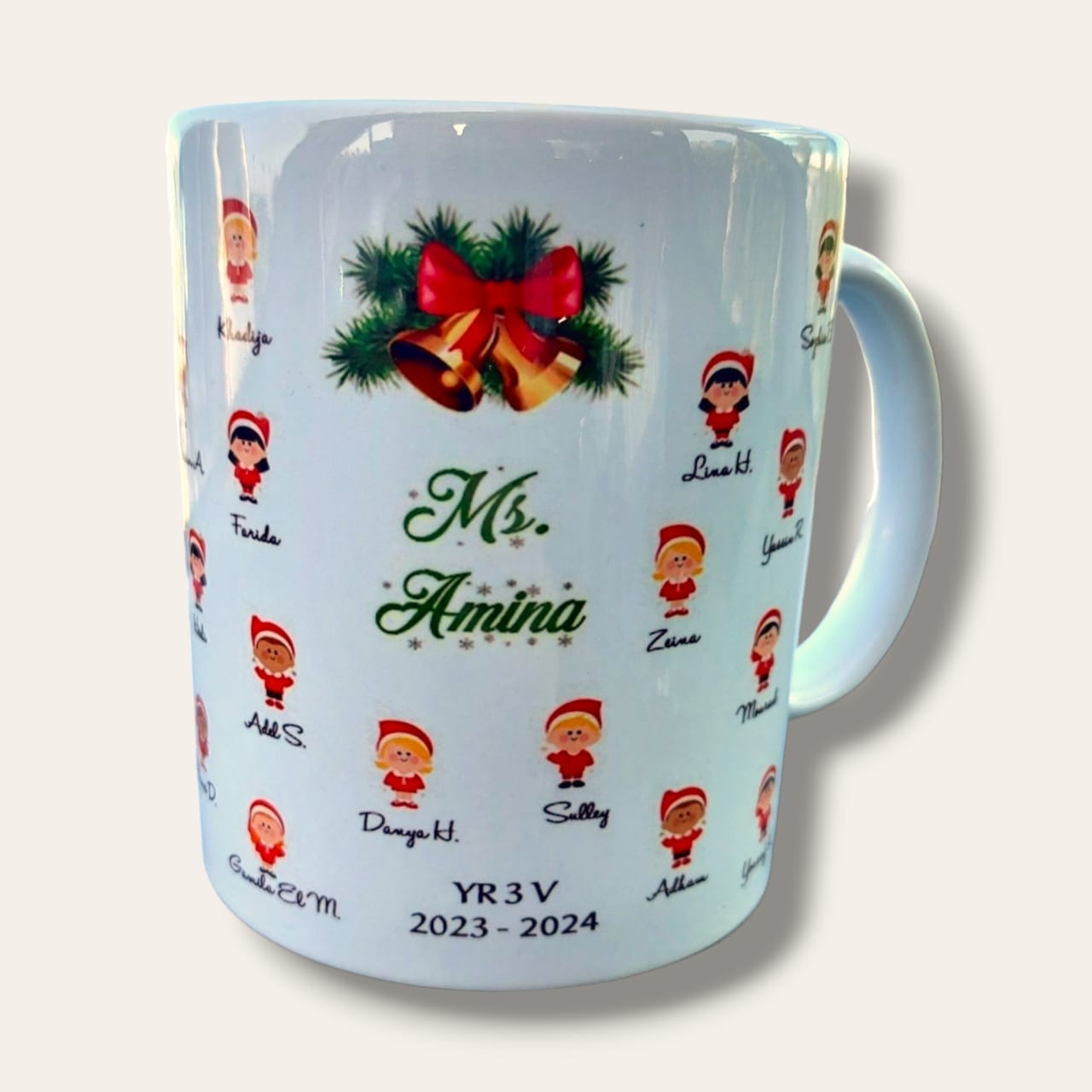 Christmas mug: Class Santa themed