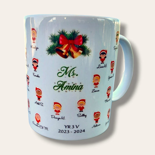 Christmas mug: Class Santa themed