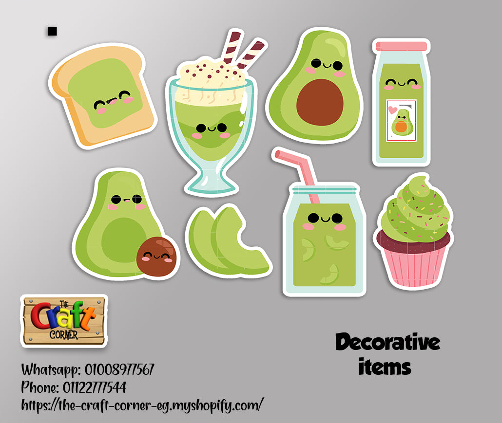 Avocado Welcome Board Set