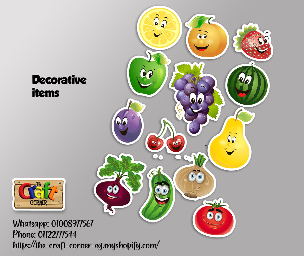 Fruits Welcome Board Set