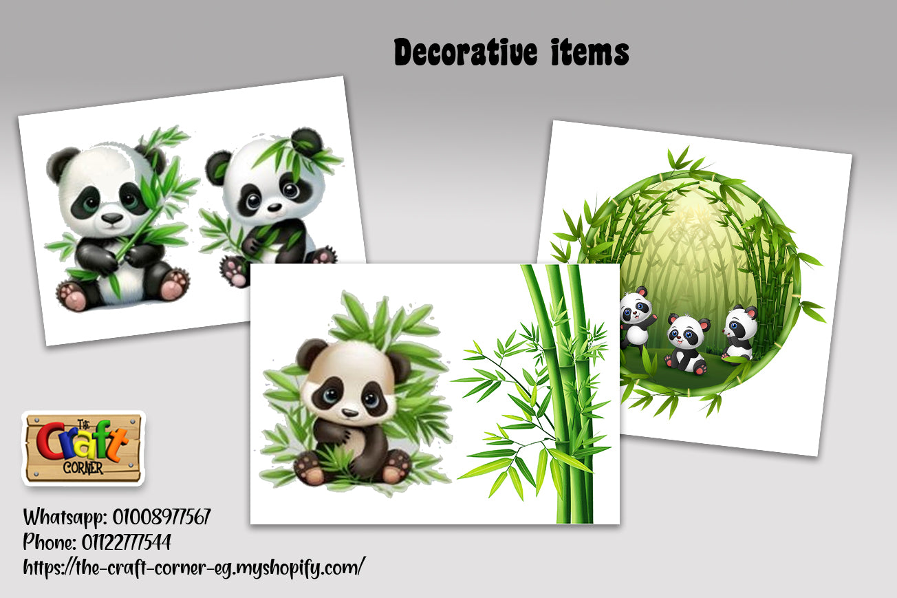 Panda Welcome Board Set