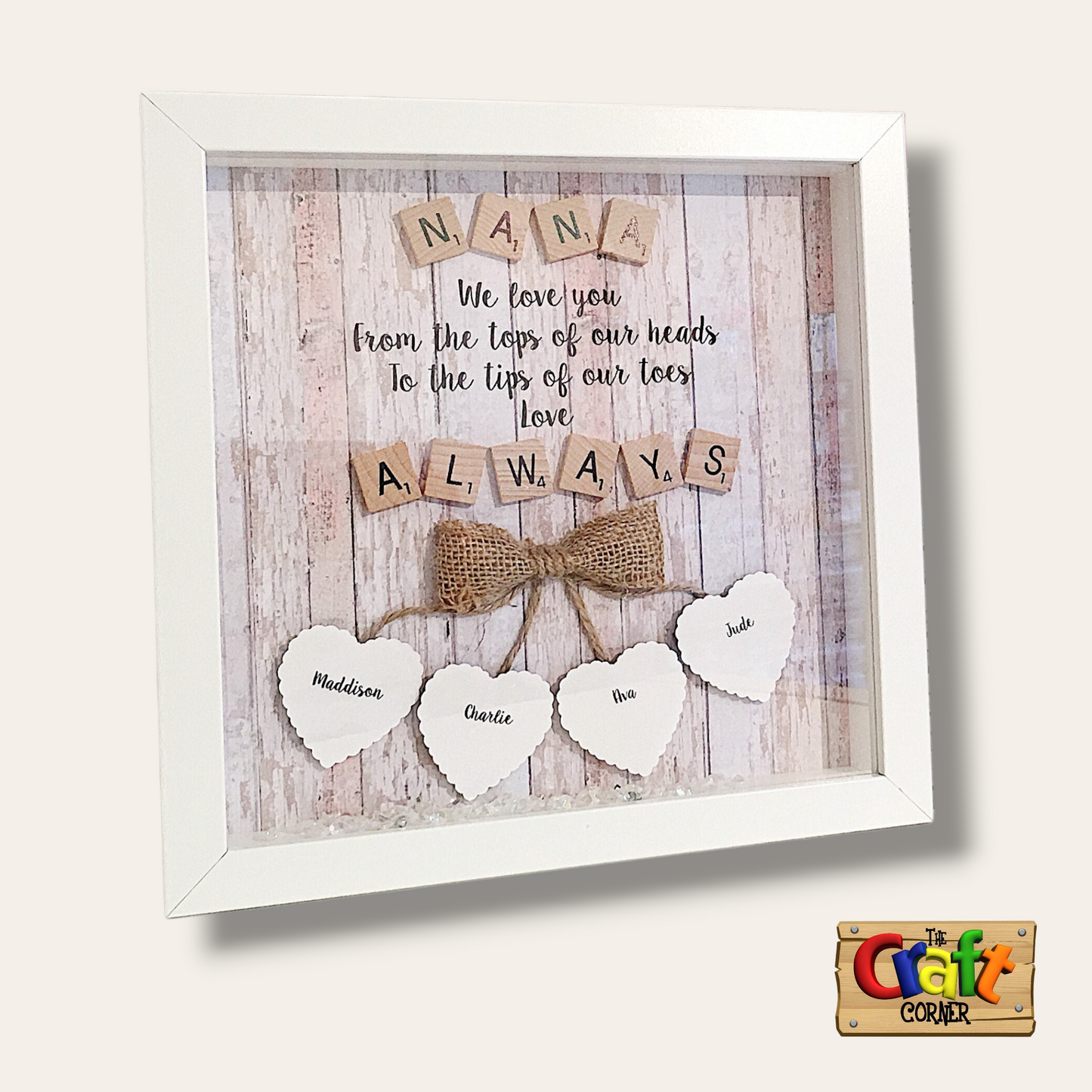 Board: Grandma shadow box